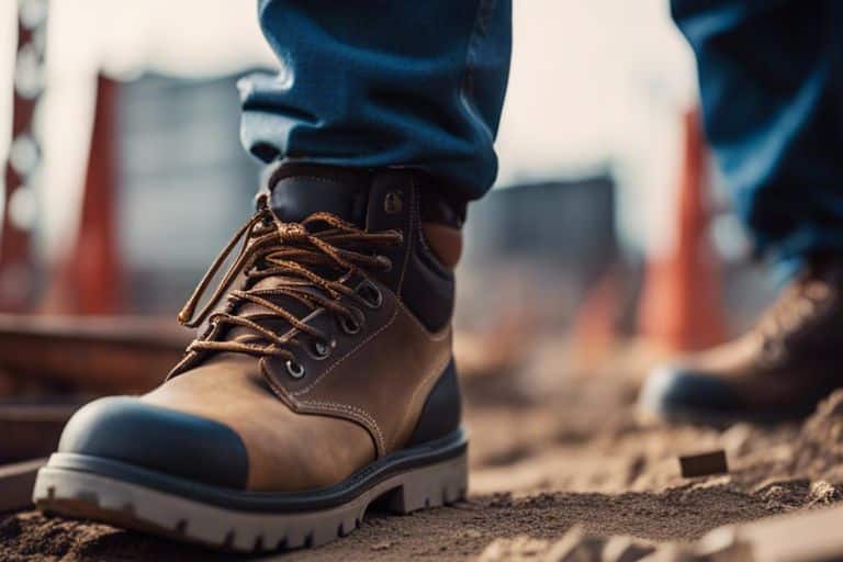 การสวมรองเท้านิรภัย