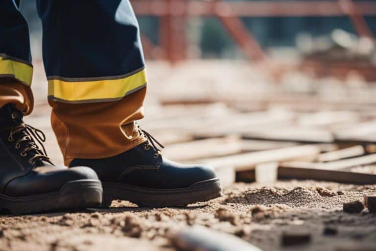 สวมรองเท้านิรภัย