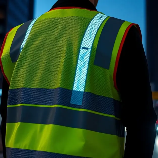 เสื้อสะท้อนแสง จราจร2