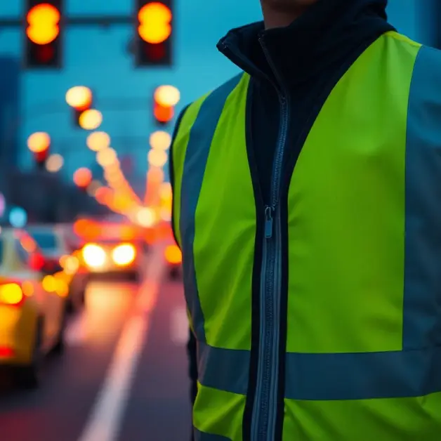 เสื้อสะท้อนแสง จราจร1